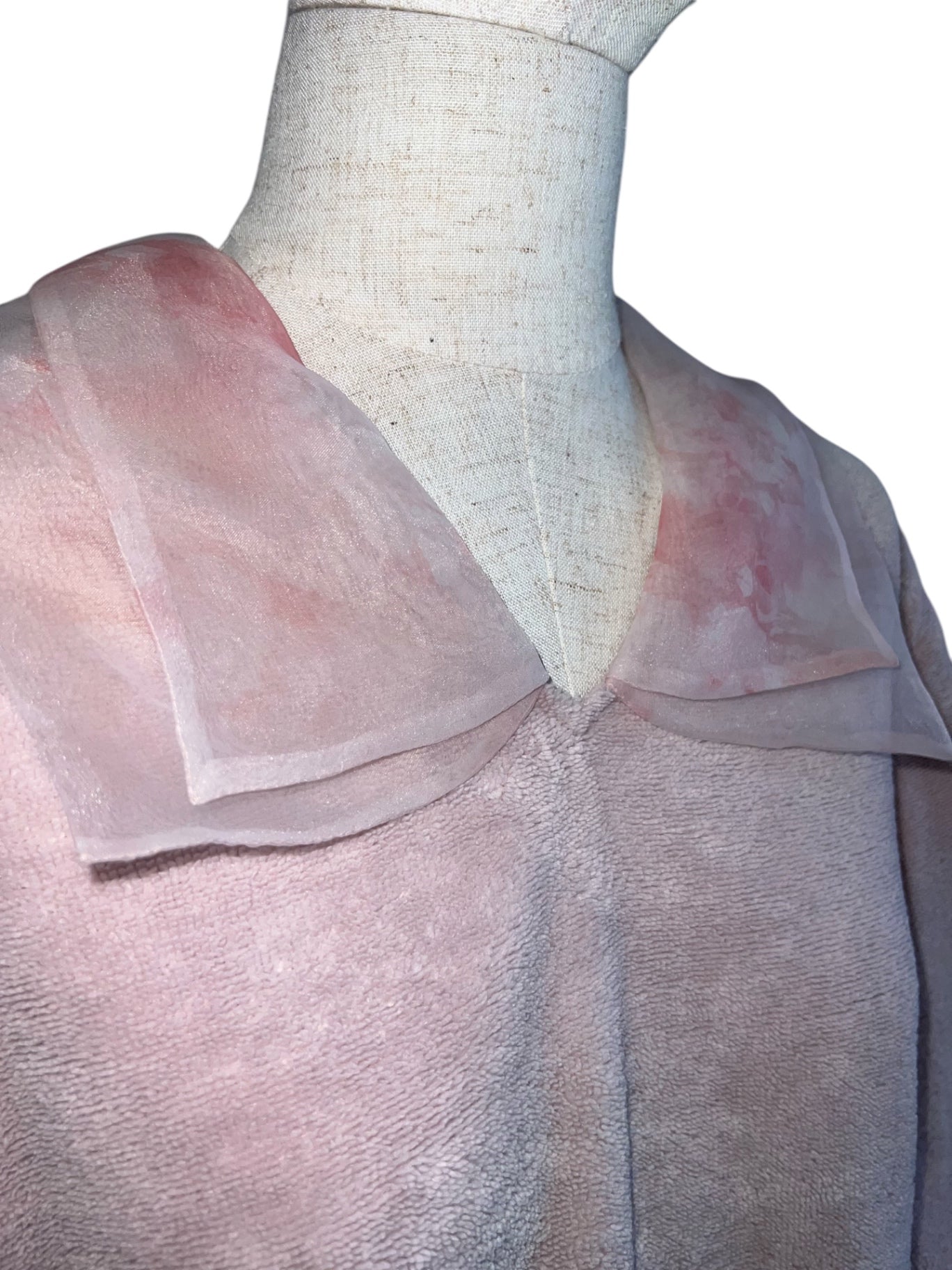 Barbara Rizzi Sponge Kleid mit Organza Kragen