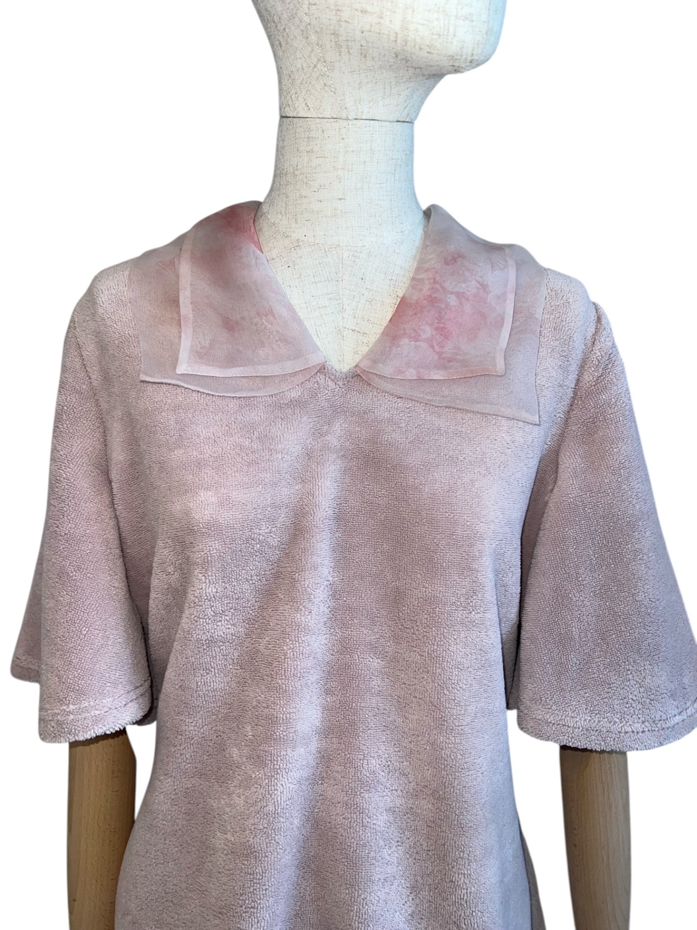 Barbara Rizzi Sponge Kleid mit Organza Kragen