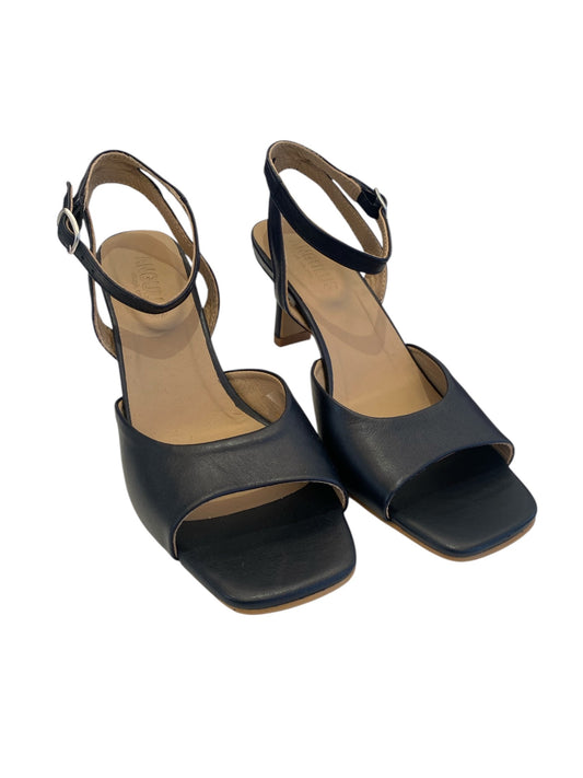 Angulus Sandale mit Absatz marineblau