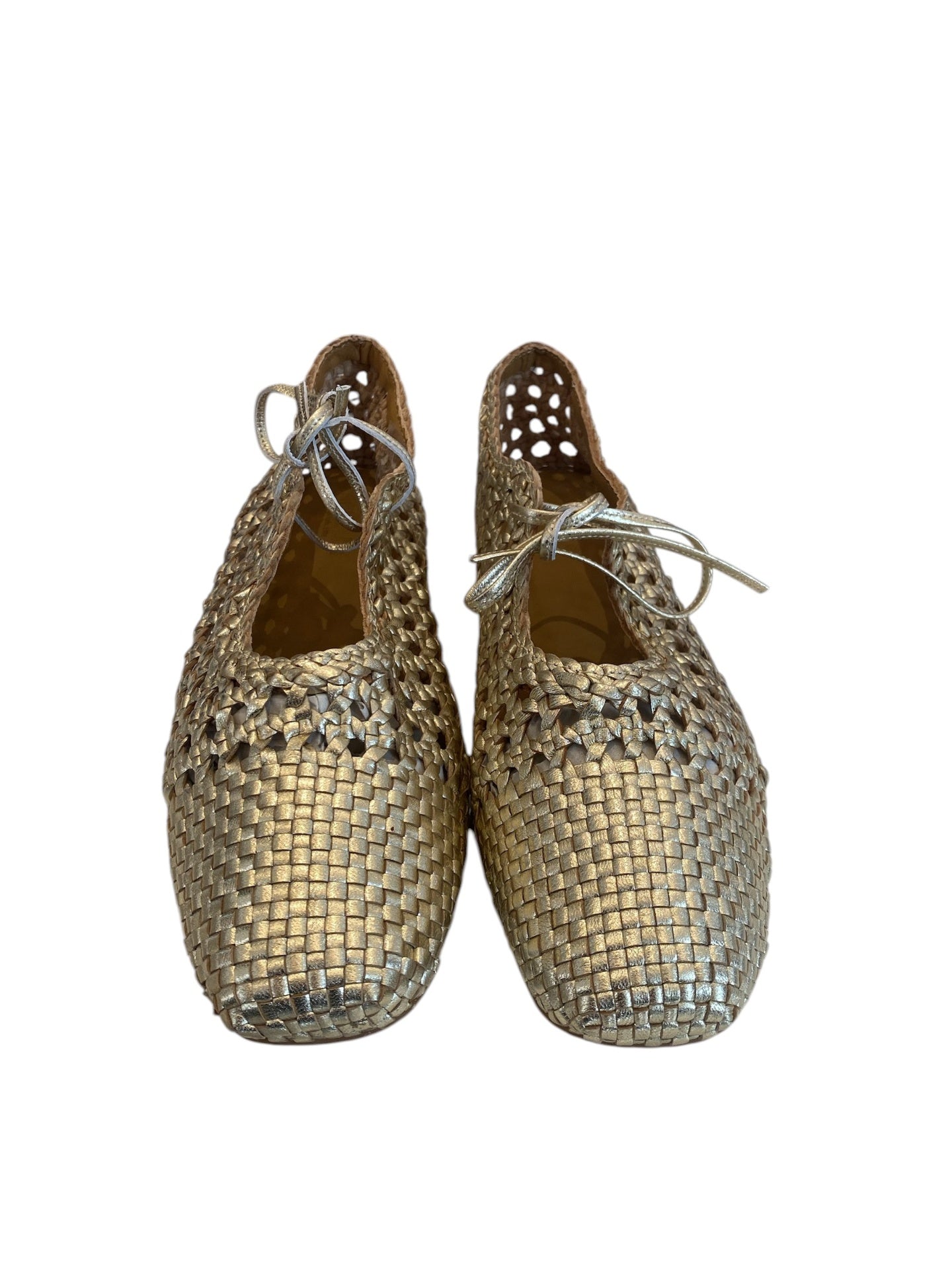 Angulus Ballerina mit Schleife gold geflochten