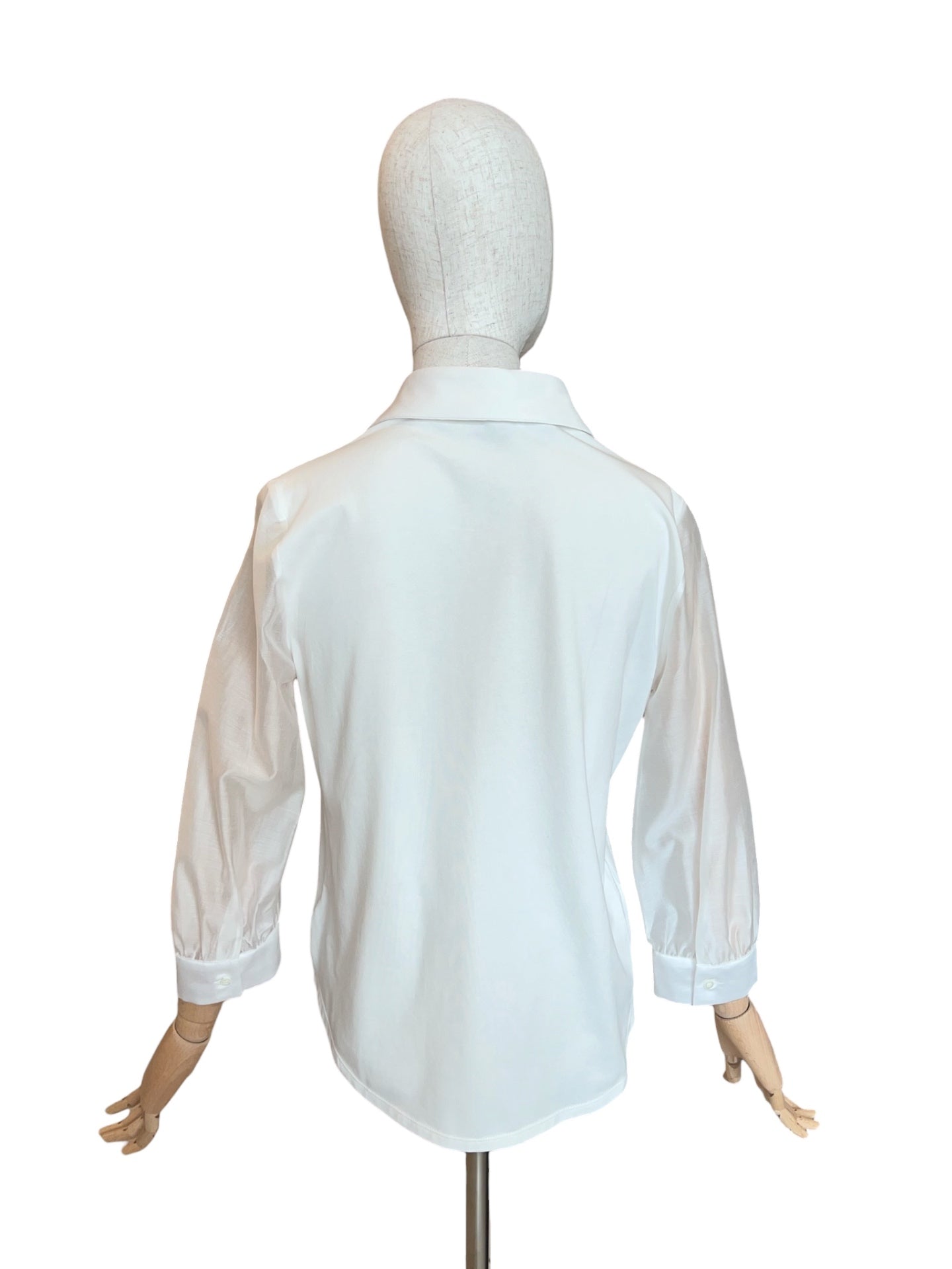 Zanetti ZB8161 Bluse 3/4-Arm Creme/Ivory