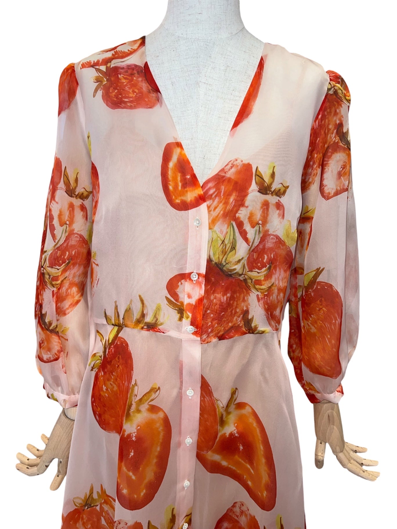 Sara Roka Blusenkleid LEA Strawberries