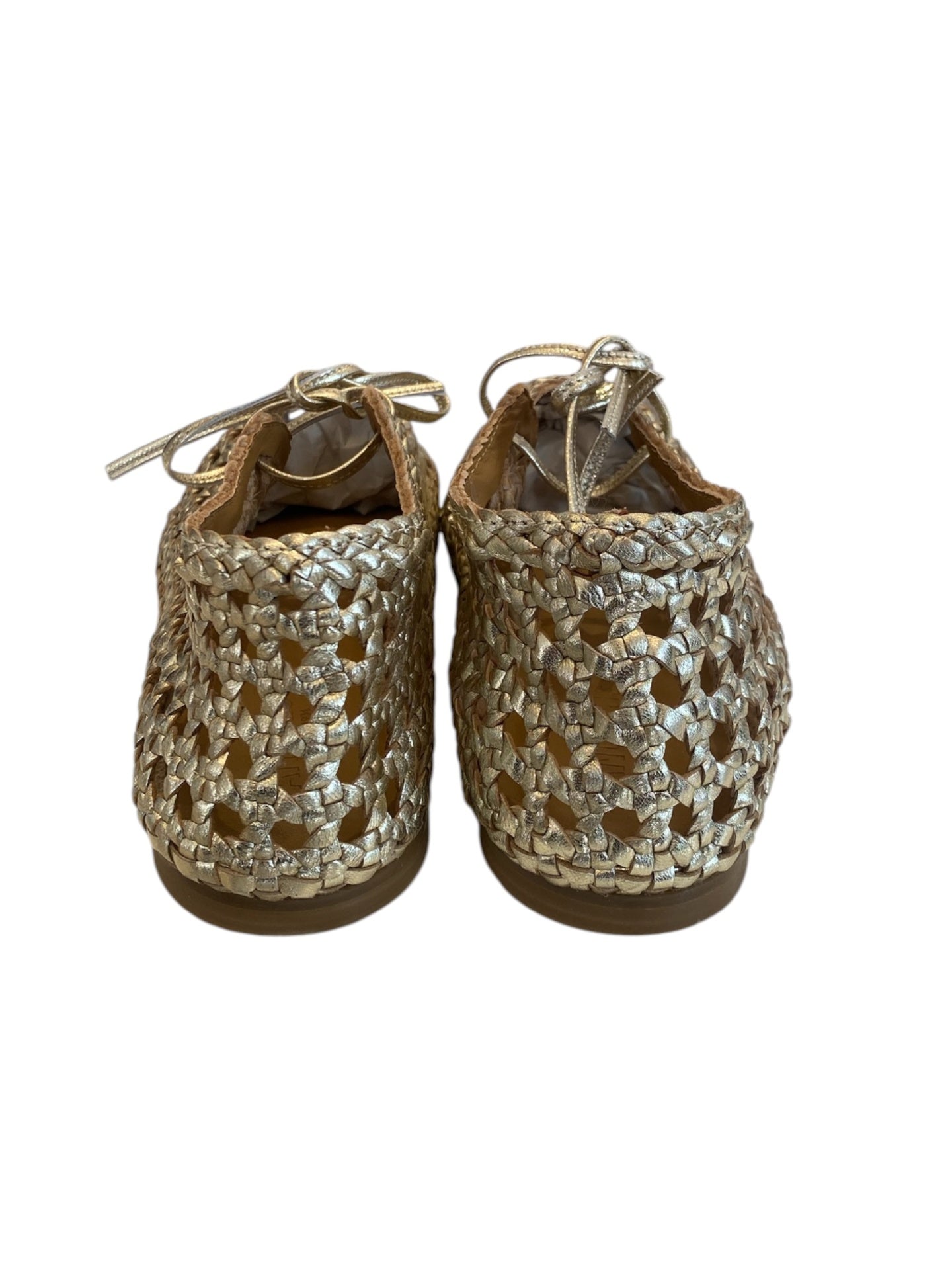 Angulus Ballerina mit Schleife gold geflochten