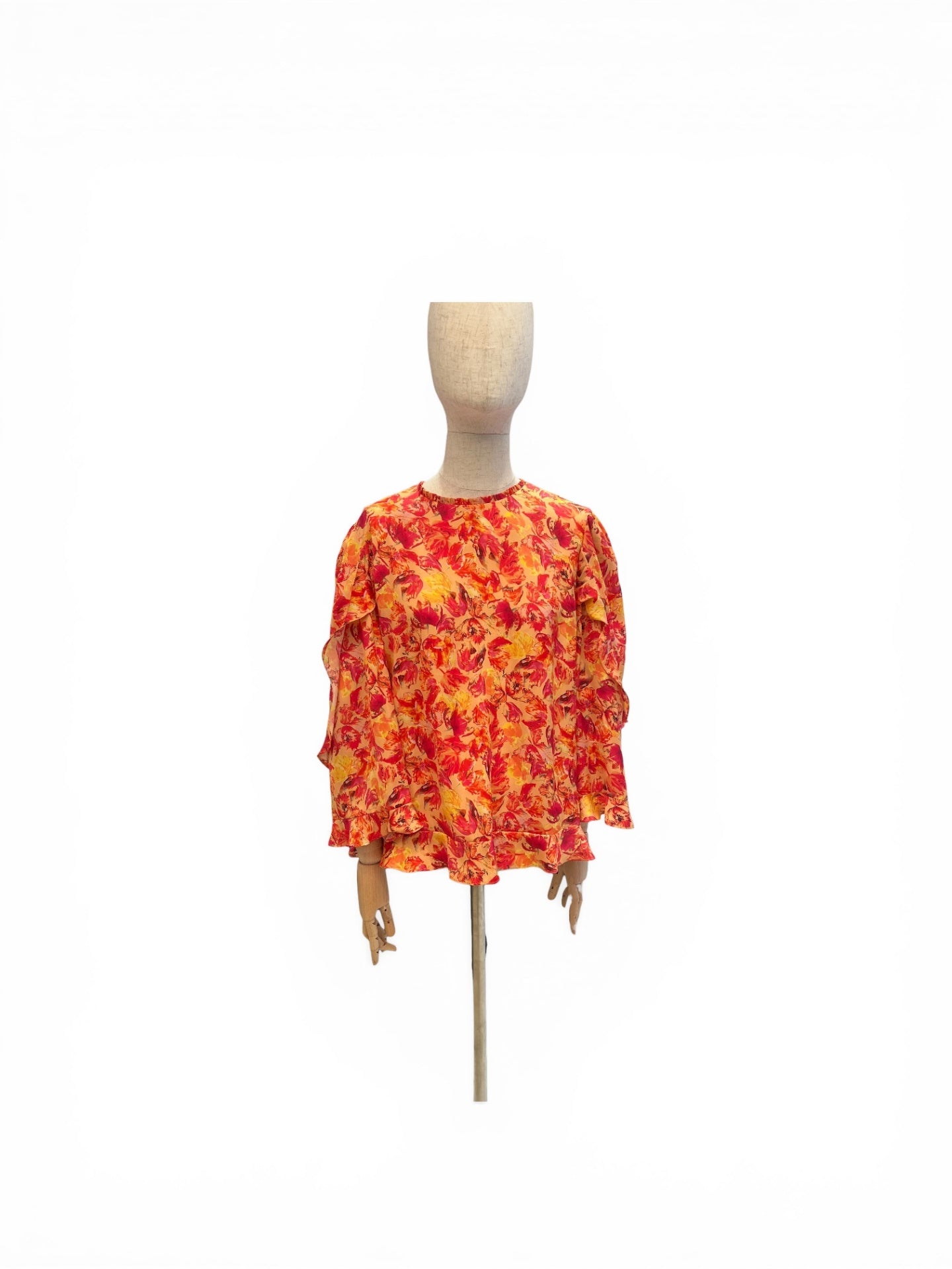 Pre-Loved Marc Cain Bluse mit Tulpenprint