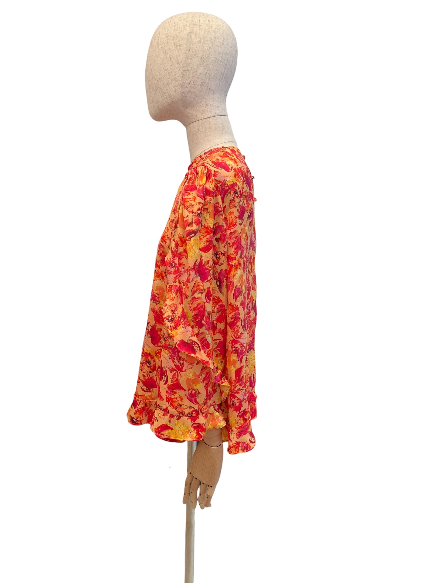 Pre-Loved Marc Cain Bluse mit Tulpenprint