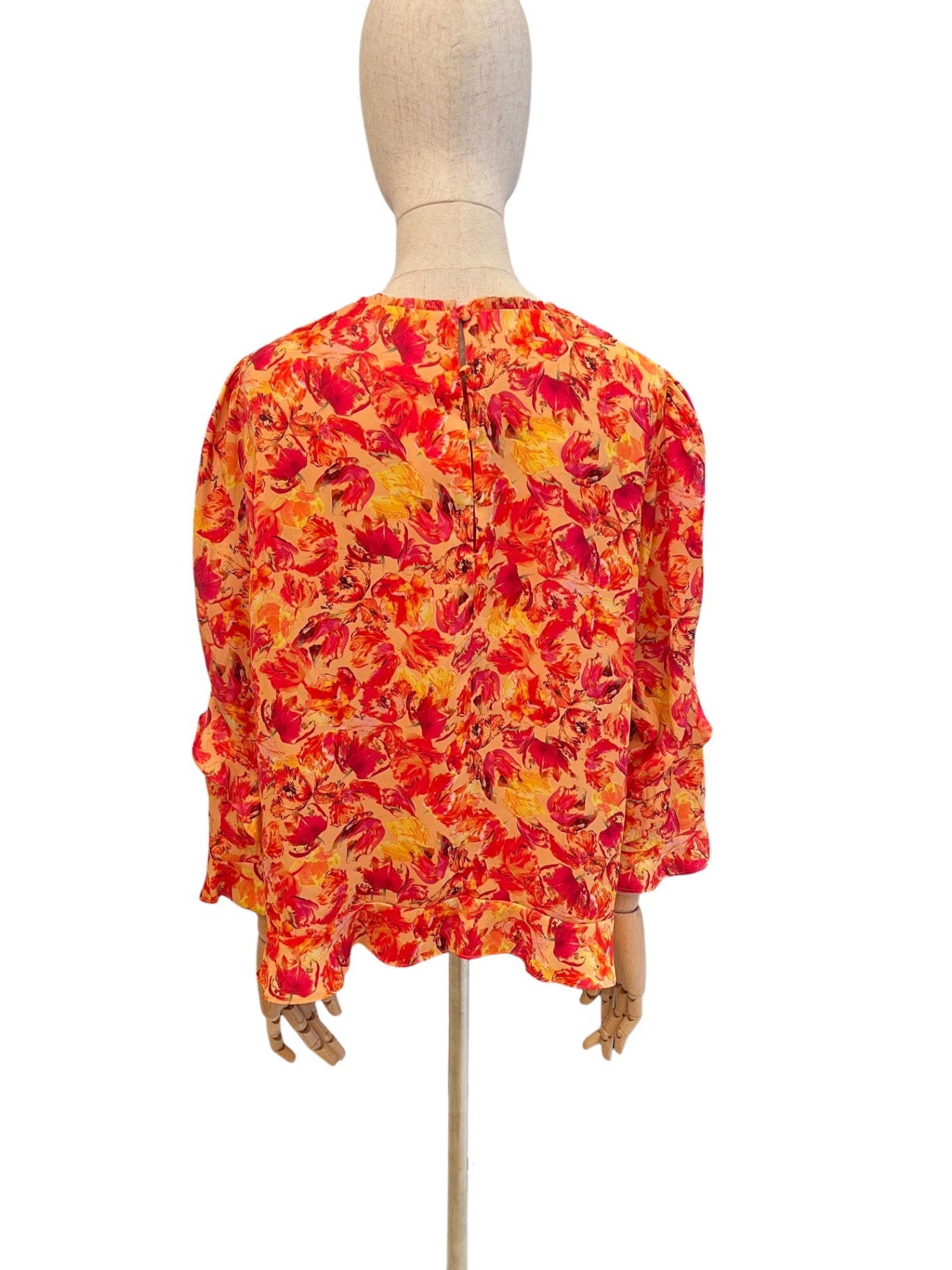 Pre-Loved Marc Cain Bluse mit Tulpenprint