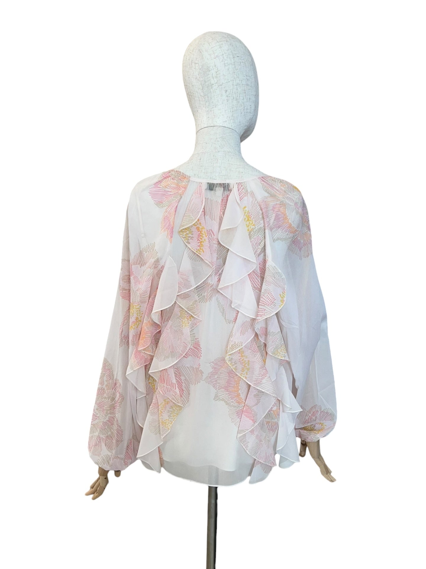 Charlotte Sparre Rüschenbluse Rosa mit Top