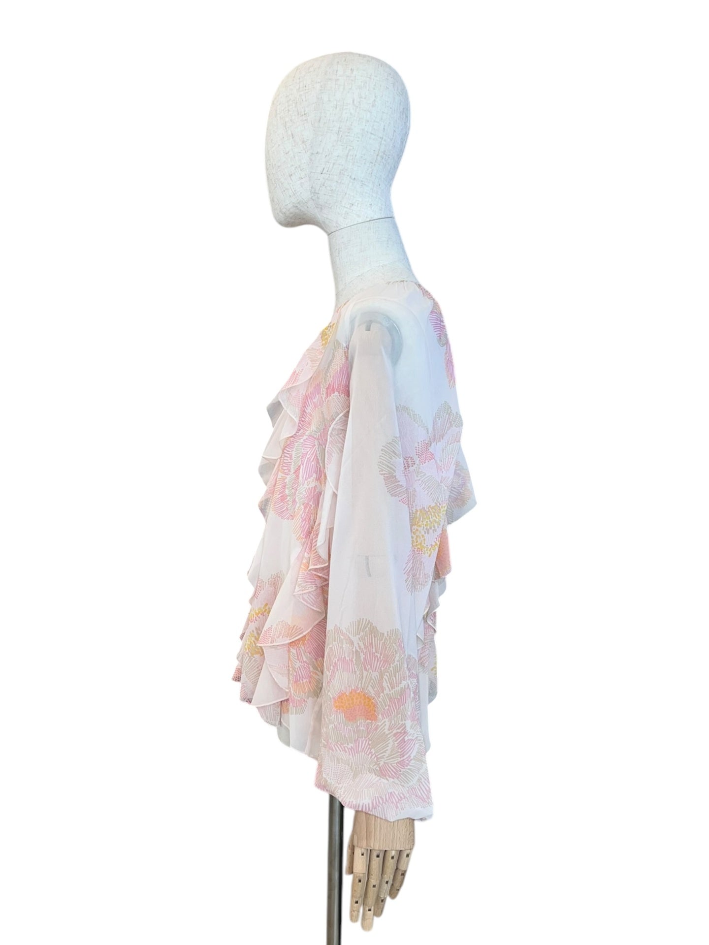 Charlotte Sparre Rüschenbluse Rosa mit Top