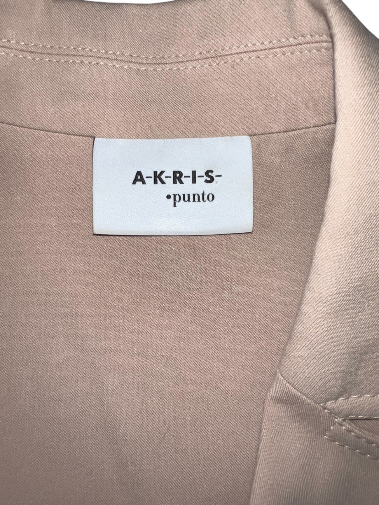 Pre-Loved Akris Punto Kurzarm-Jacke mit Gürtel