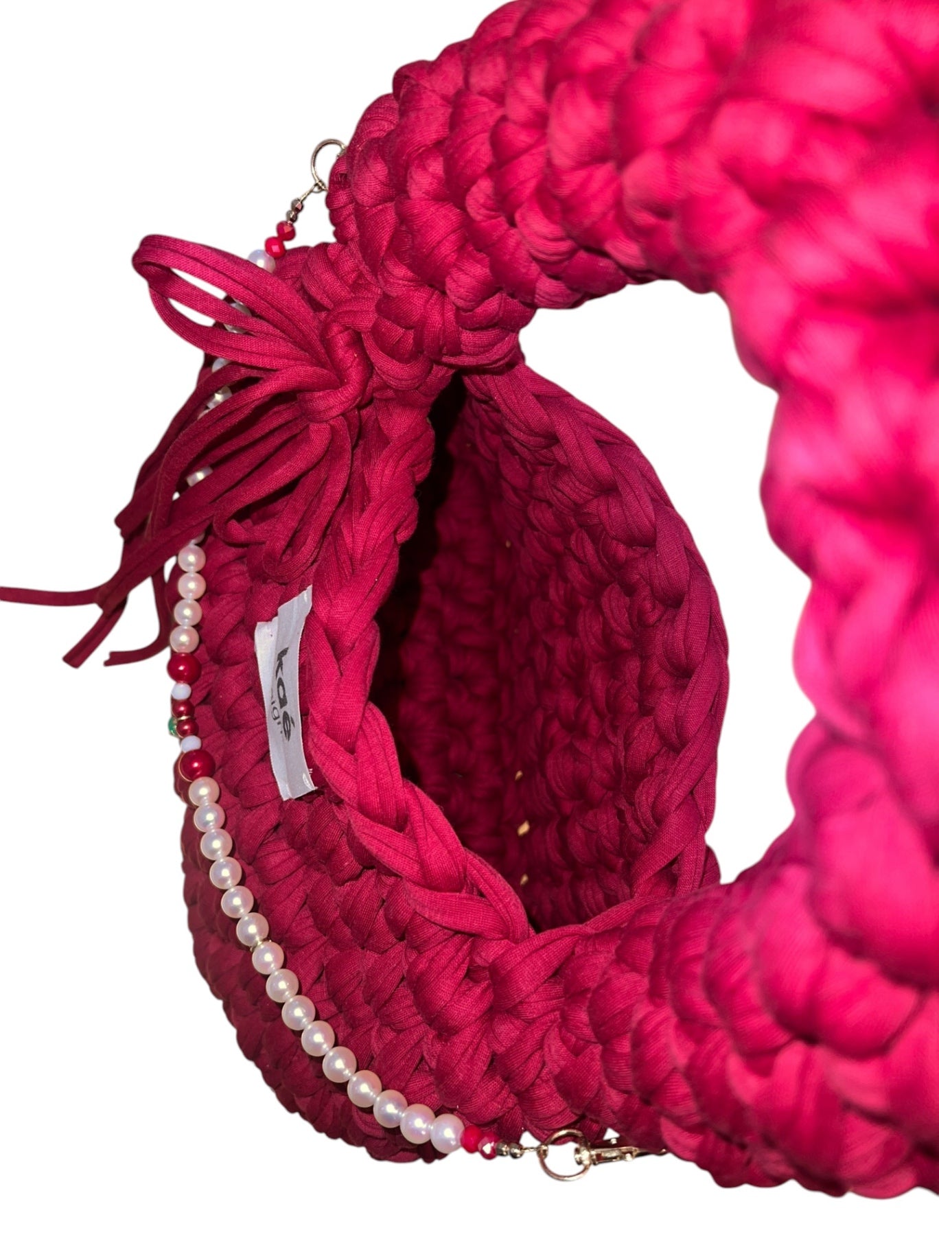 kaé designs Tasche mit Echtperlen-Kette