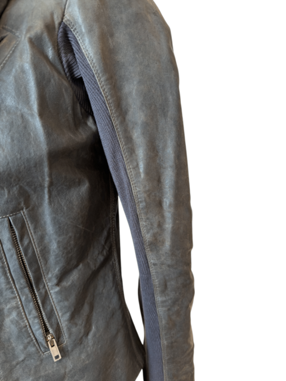 Pre-Loved Rick Owens Biker Lederjacke
