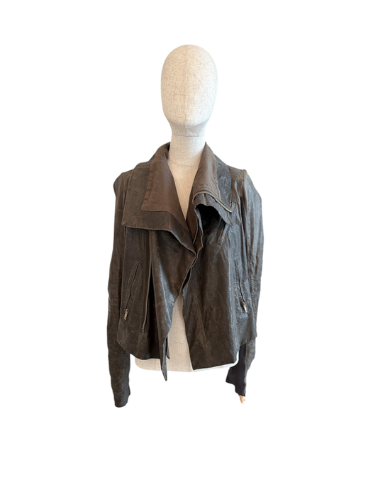 Pre-Loved Rick Owens Biker Lederjacke