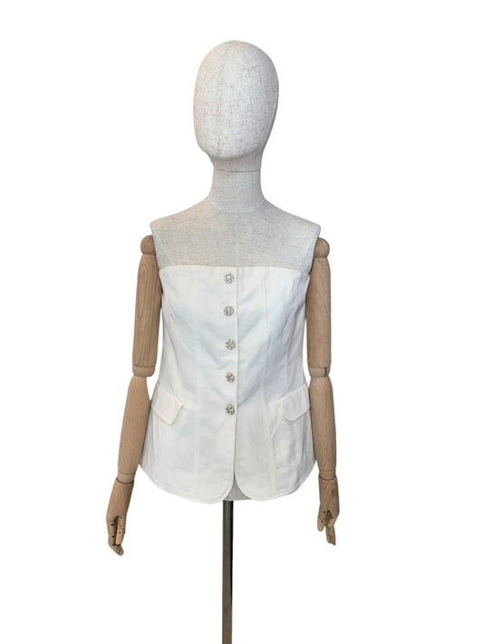 Pre-Loved Maje Bustier weiss