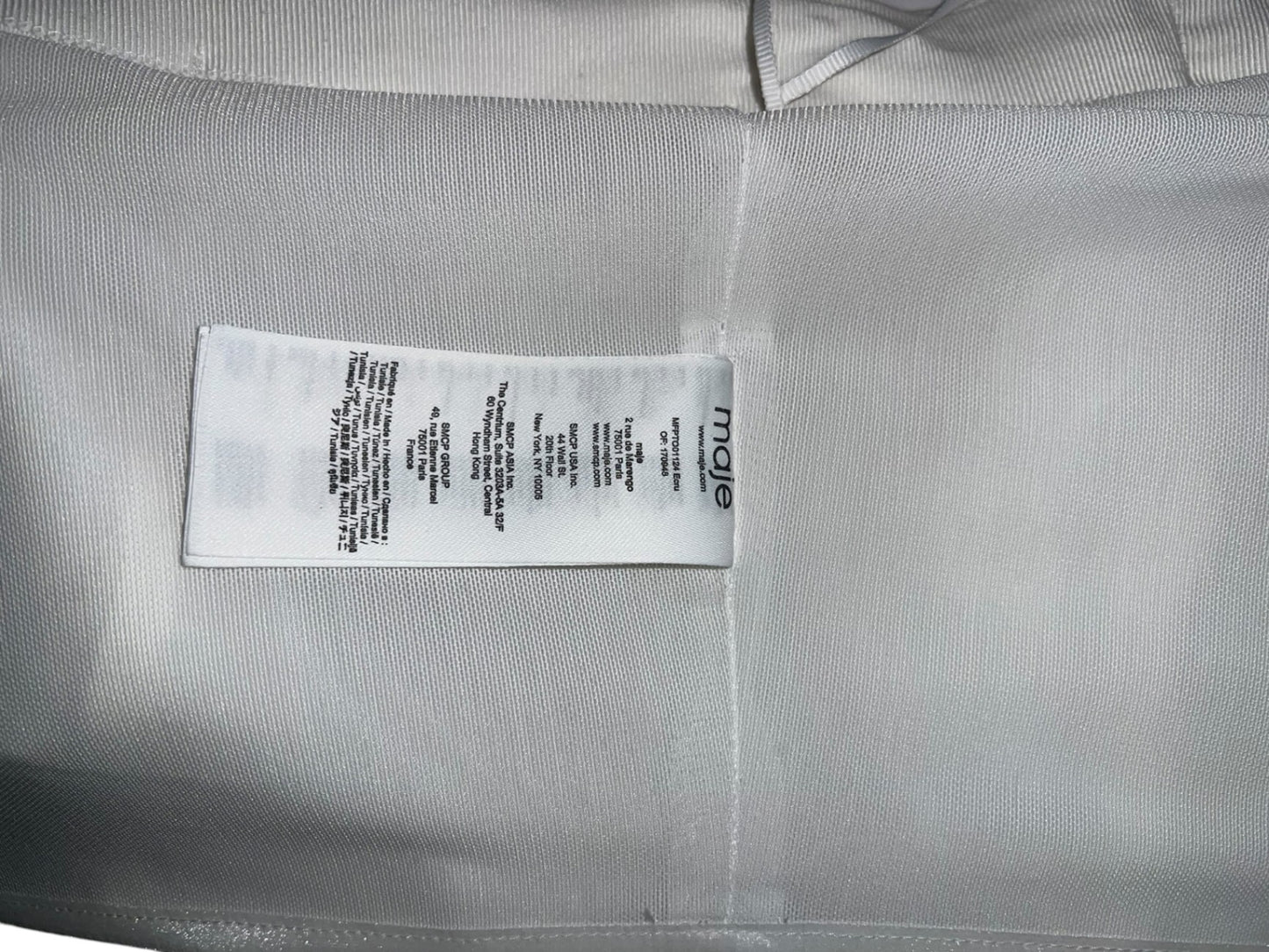 Pre-Loved Maje Bustier weiss