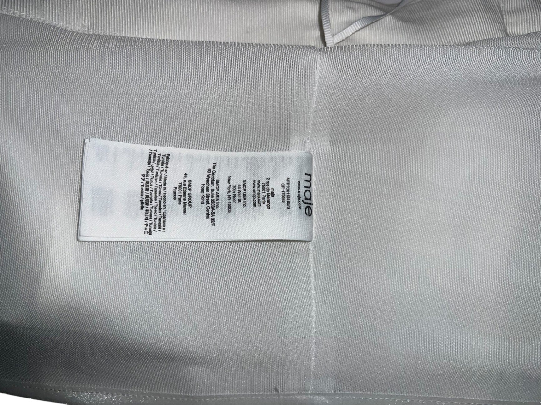 Pre-Loved Maje Bustier weiss