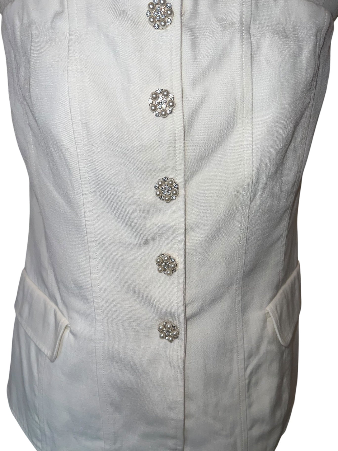 Pre-Loved Maje Bustier weiss