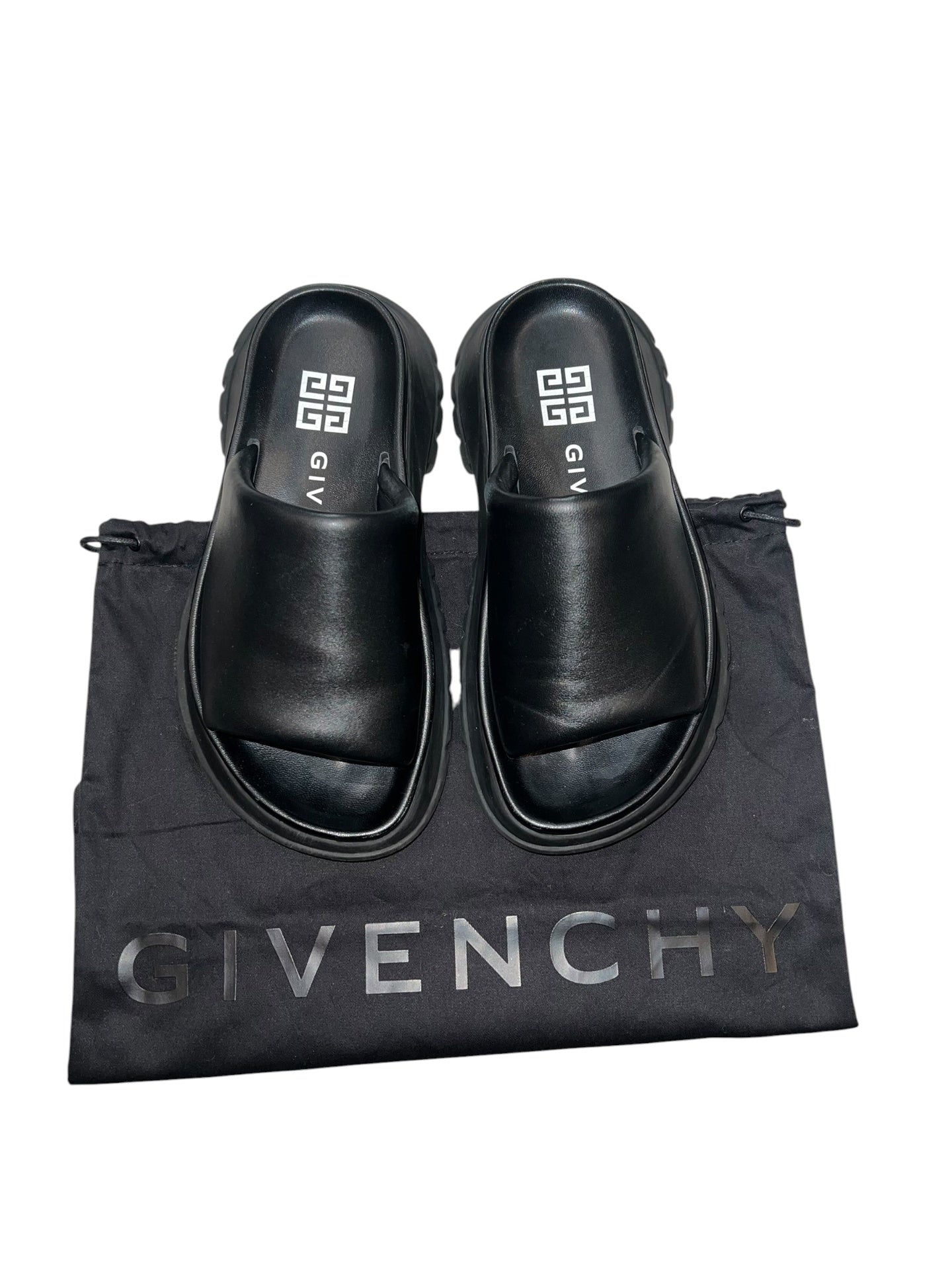 Pre-Loved Givenchy Slides MARSHMALLOW