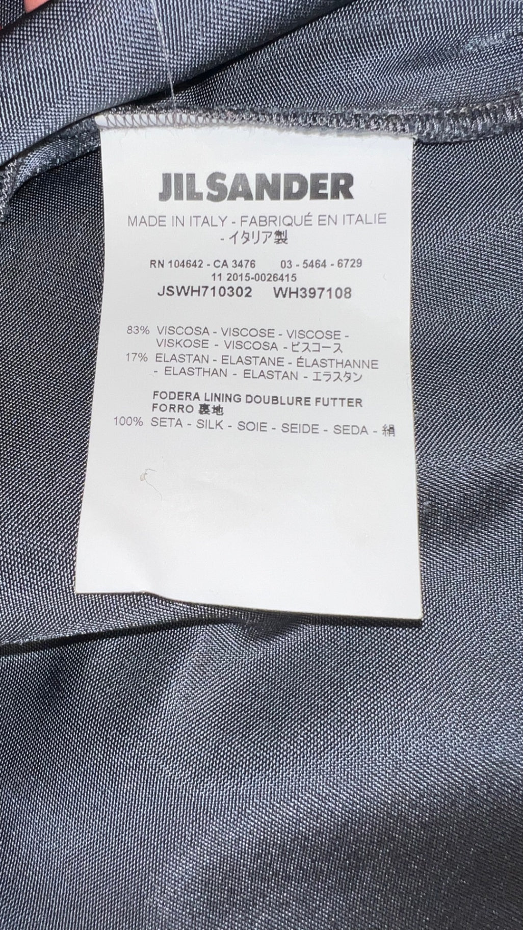 Pre-Loved Jil Sander ärmelloses Column Dress
