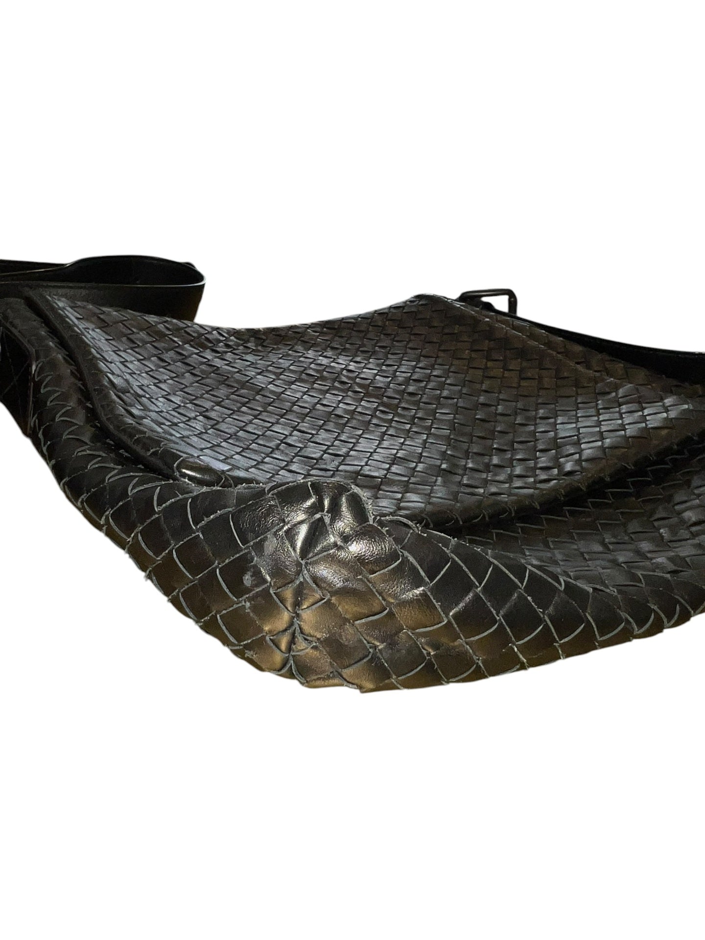 Pre-Loved Bottega Veneta Intrecciato Messenger Bag