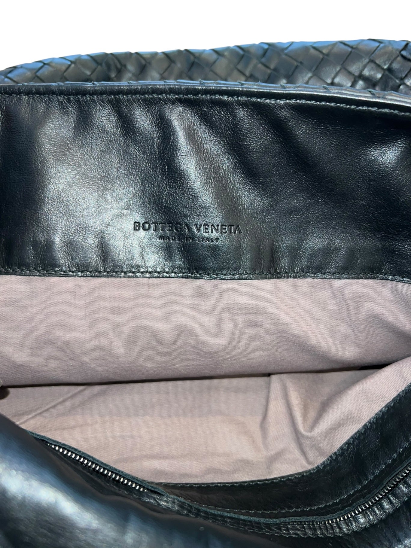 Pre-Loved Bottega Veneta Intrecciato Messenger Bag