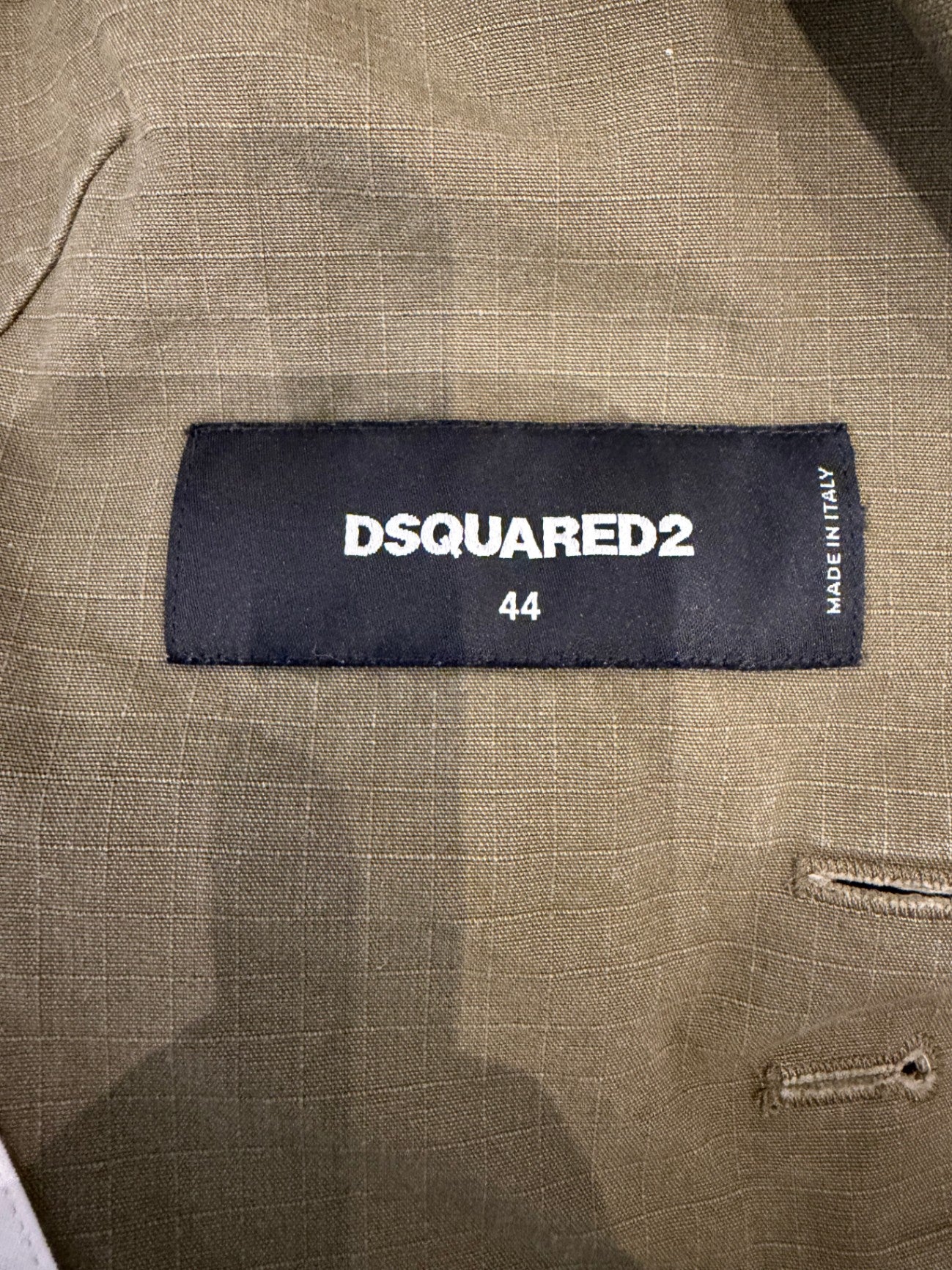 Pre-Loved DSQUARED2 Jacke mit Goldknöpfen