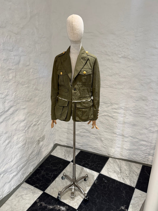 Pre-Loved DSQUARED2 Jacke mit Goldknöpfen