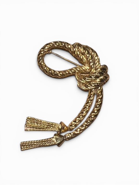Pre-Loved Dior Grossé Vintage Brosche 1961 Knoten