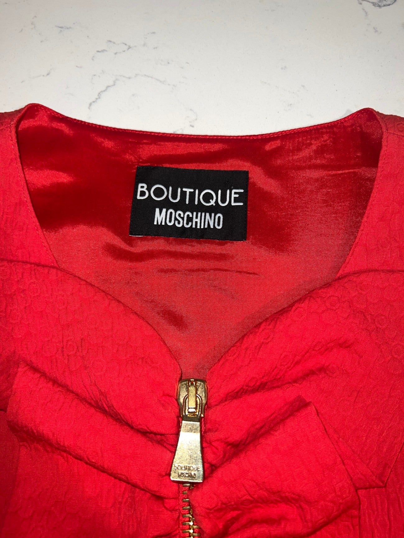 Pre-Loved Boutique Moschino Kleid mit Schleifendetail