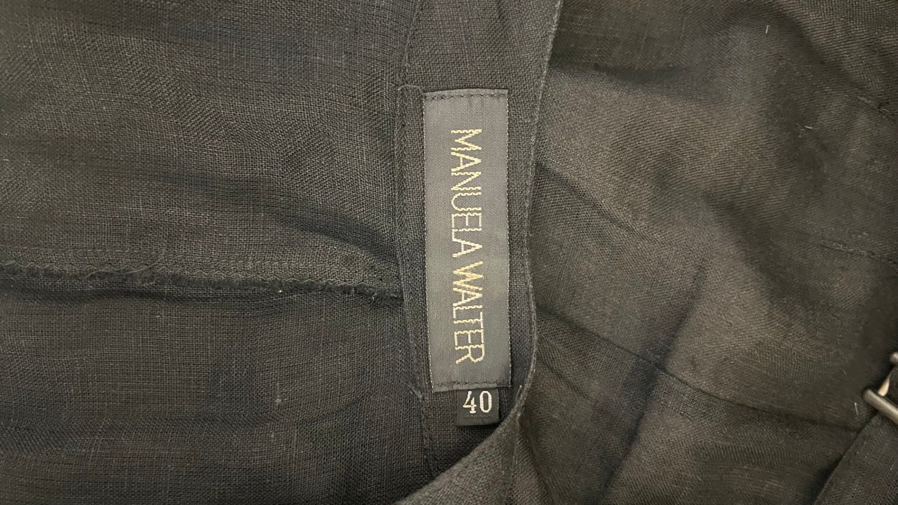 Pre-Loved Manuela Walter Gilet mit floraler Stickerei