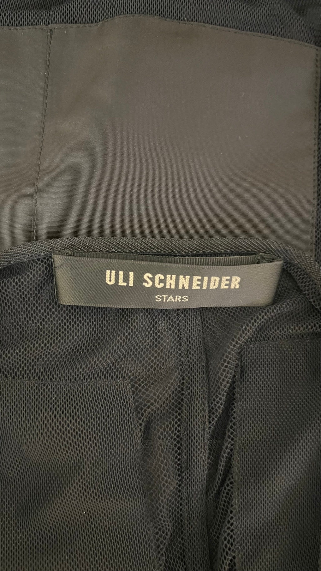 Pre-Loved Uli Schneider Transparentes Front-Zip Gilet