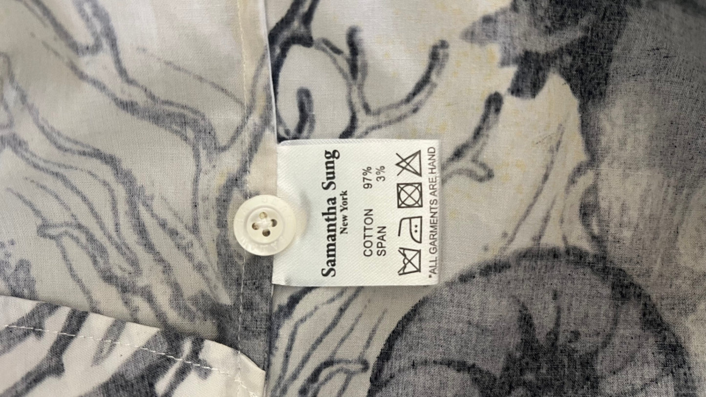 Pre-Loved Samantha Sung Hemdblusenkleid weiss