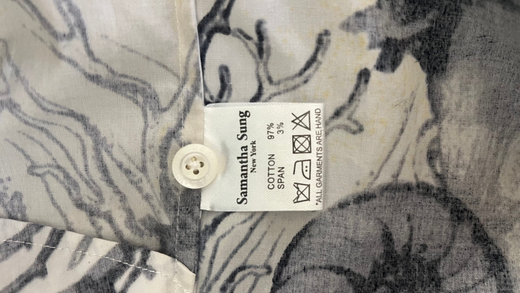 Pre-Loved Samantha Sung Hemdblusenkleid weiss