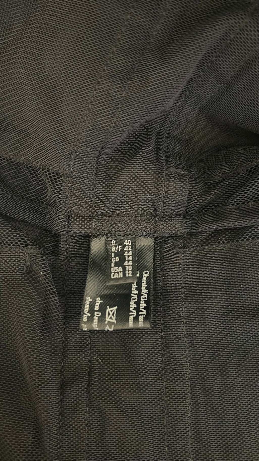 Pre-Loved Uli Schneider Transparentes Front-Zip Gilet