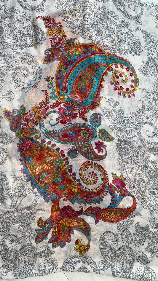 Pre-Loved Faliero Sarti Tuch mit Paisley Muster
