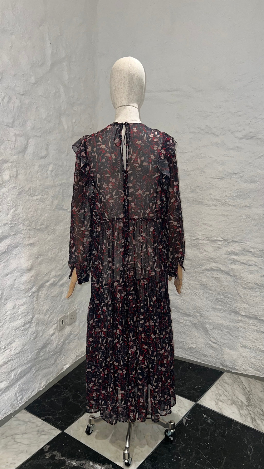 Pre-Loved Tara Jarmon Volantkleid floral