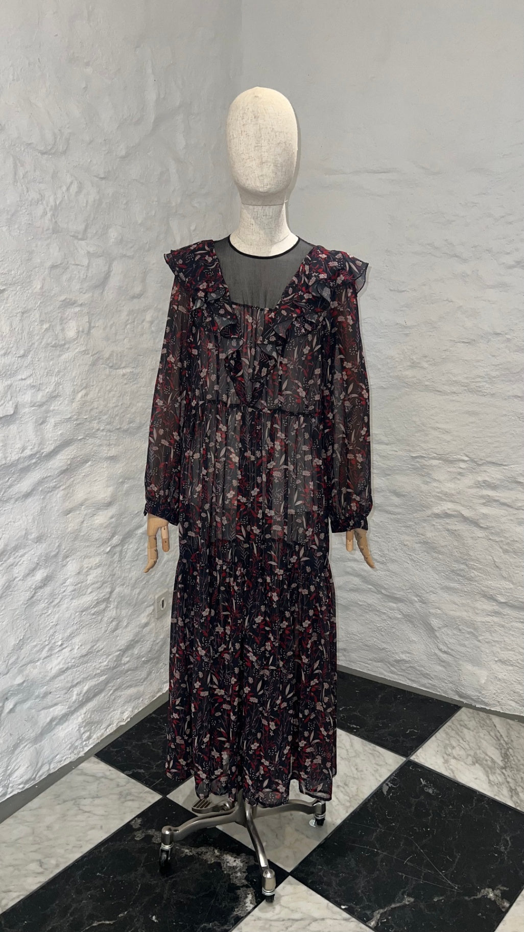 Pre-Loved Tara Jarmon Volantkleid floral