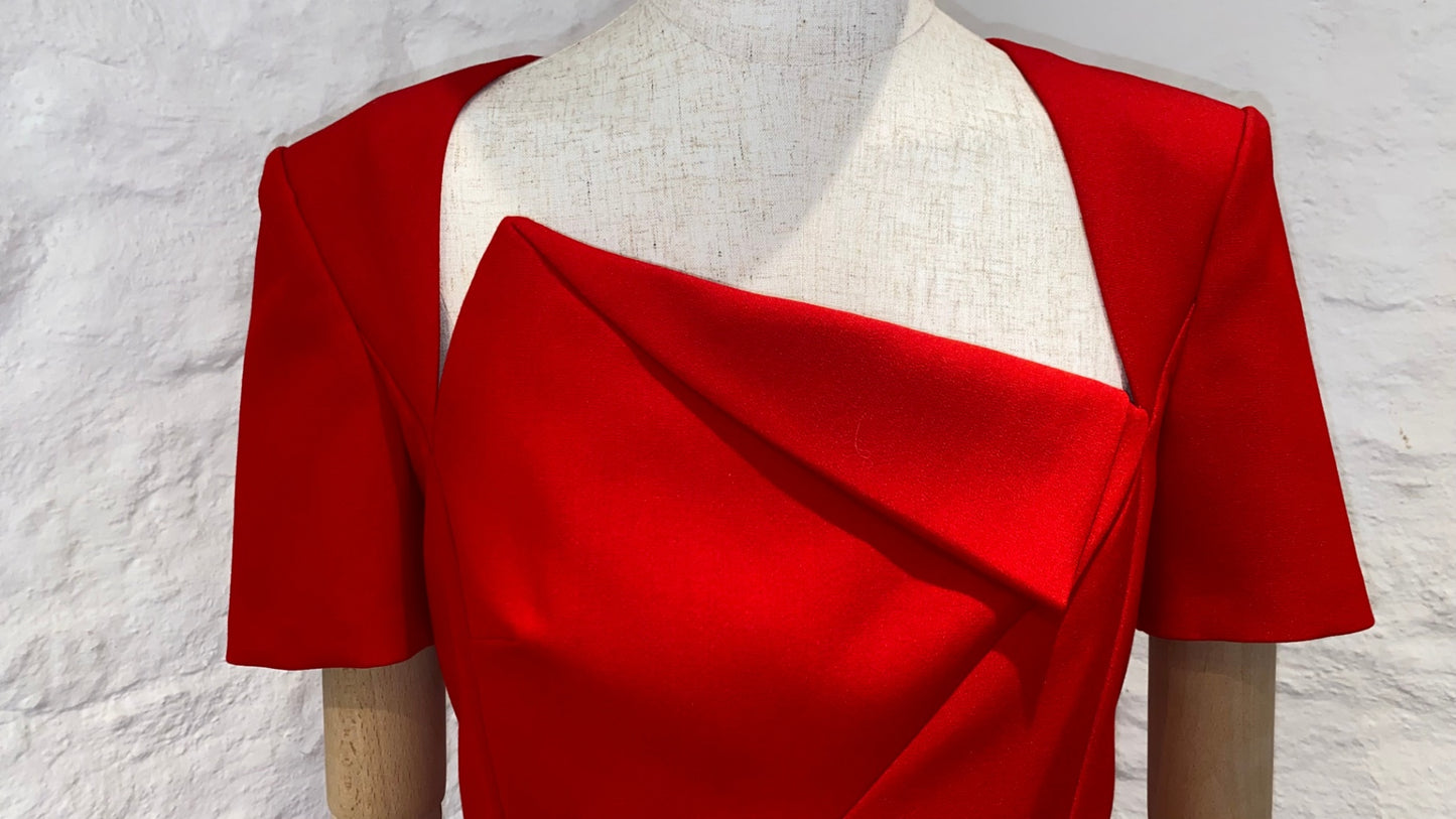 Pre-Loved Roland Mouret Crepe-Kleid