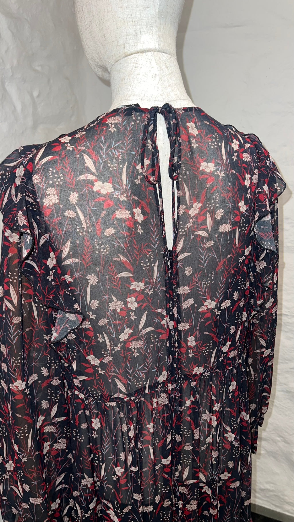 Pre-Loved Tara Jarmon Volantkleid floral