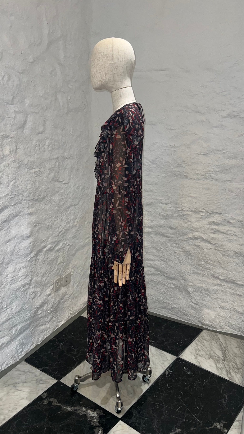 Pre-Loved Tara Jarmon Volantkleid floral