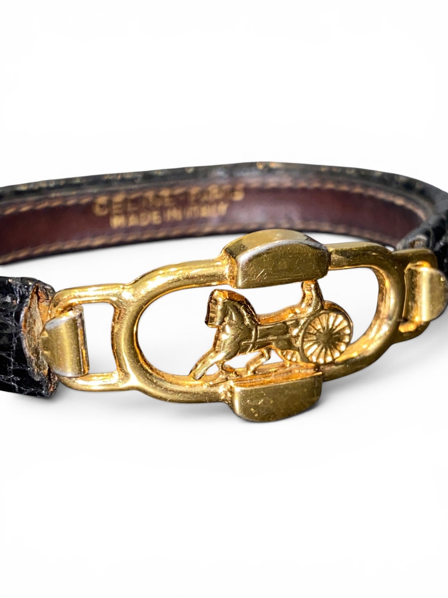 Pre-Loved Celine Vintage Horse Carriage Armband