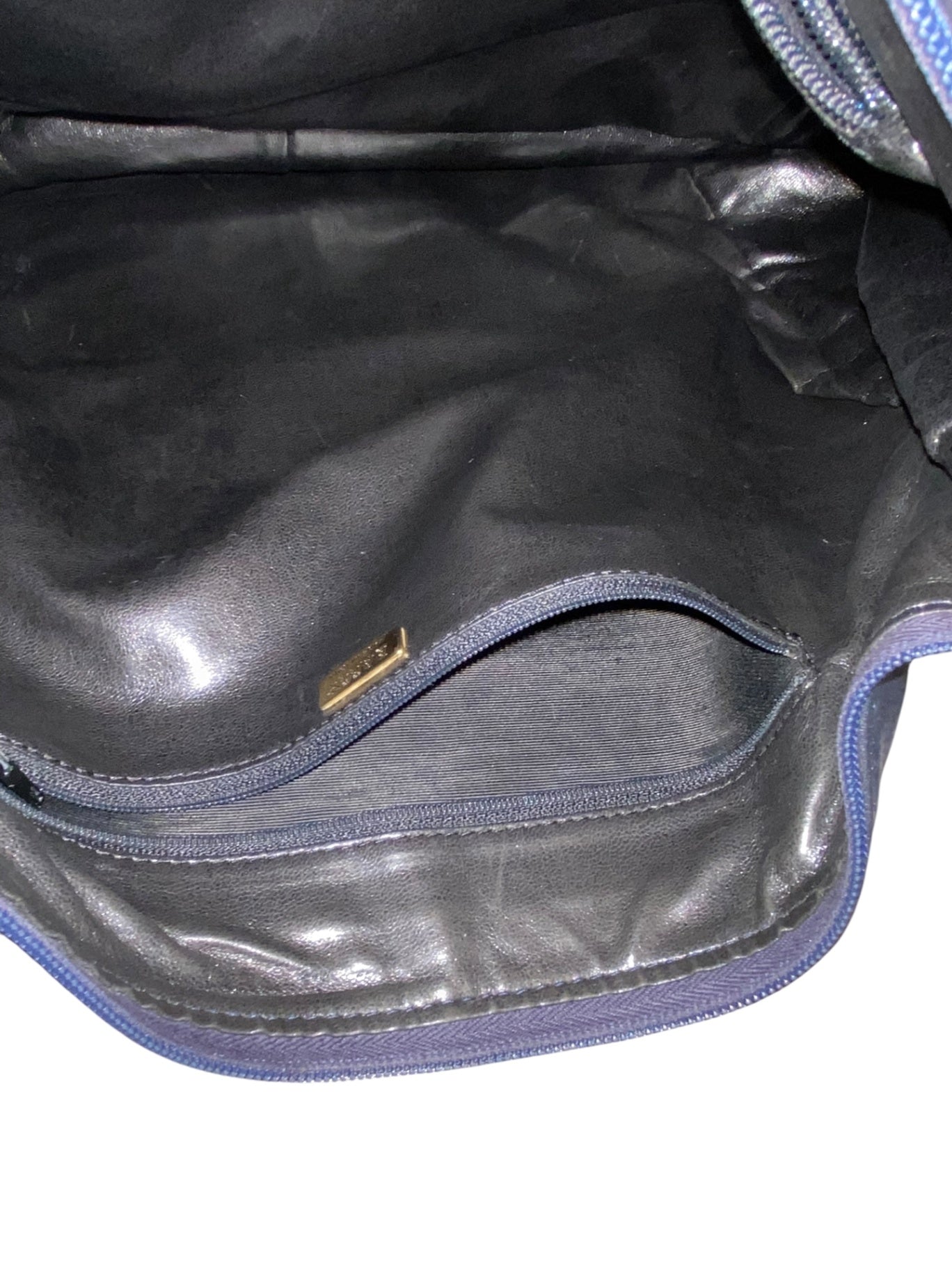 Pre-Loved BALLY Vintage Hobo-Bag navy