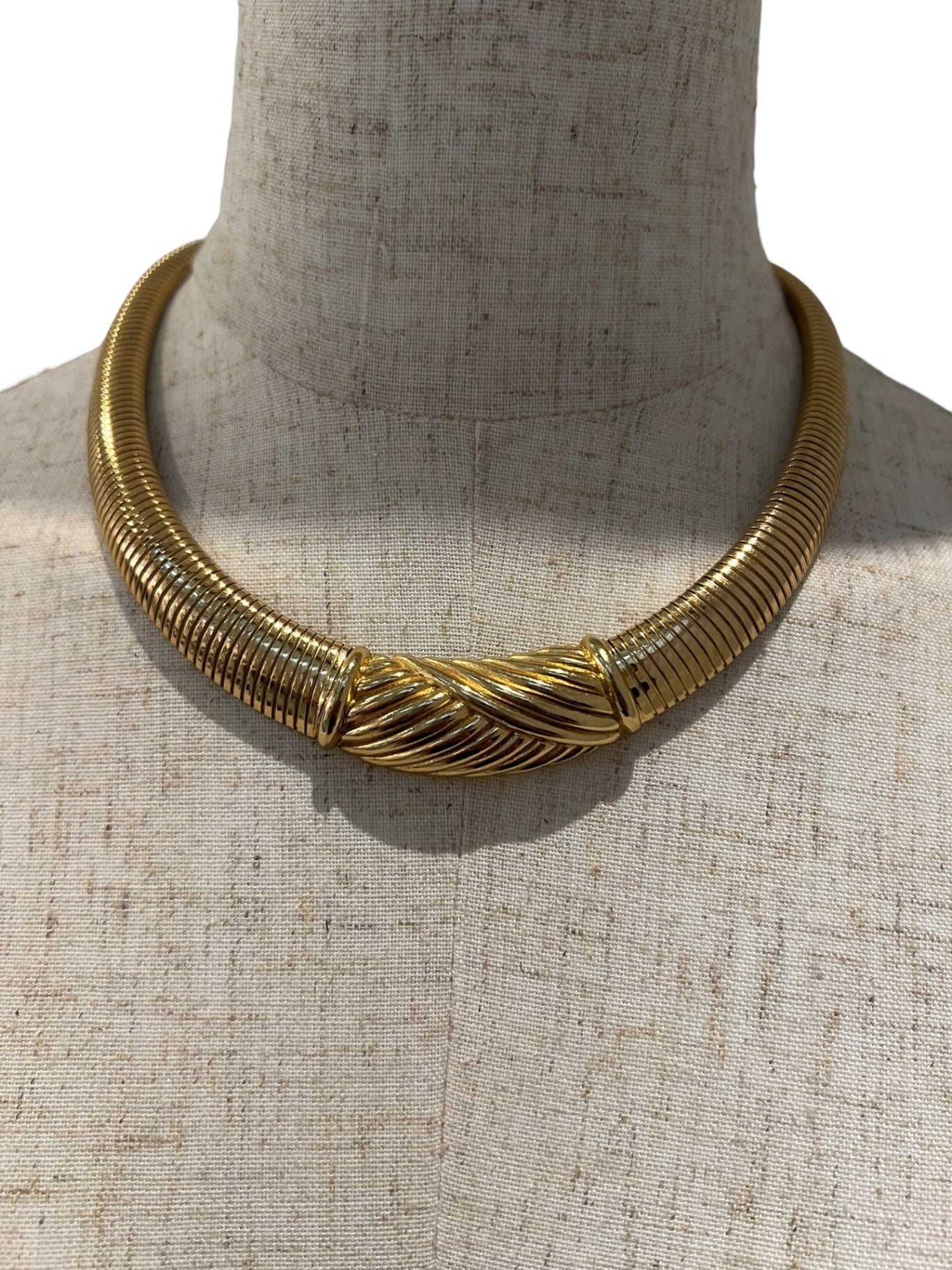 Pre-Loved Grossé Vintage Tubogas Collier Gold