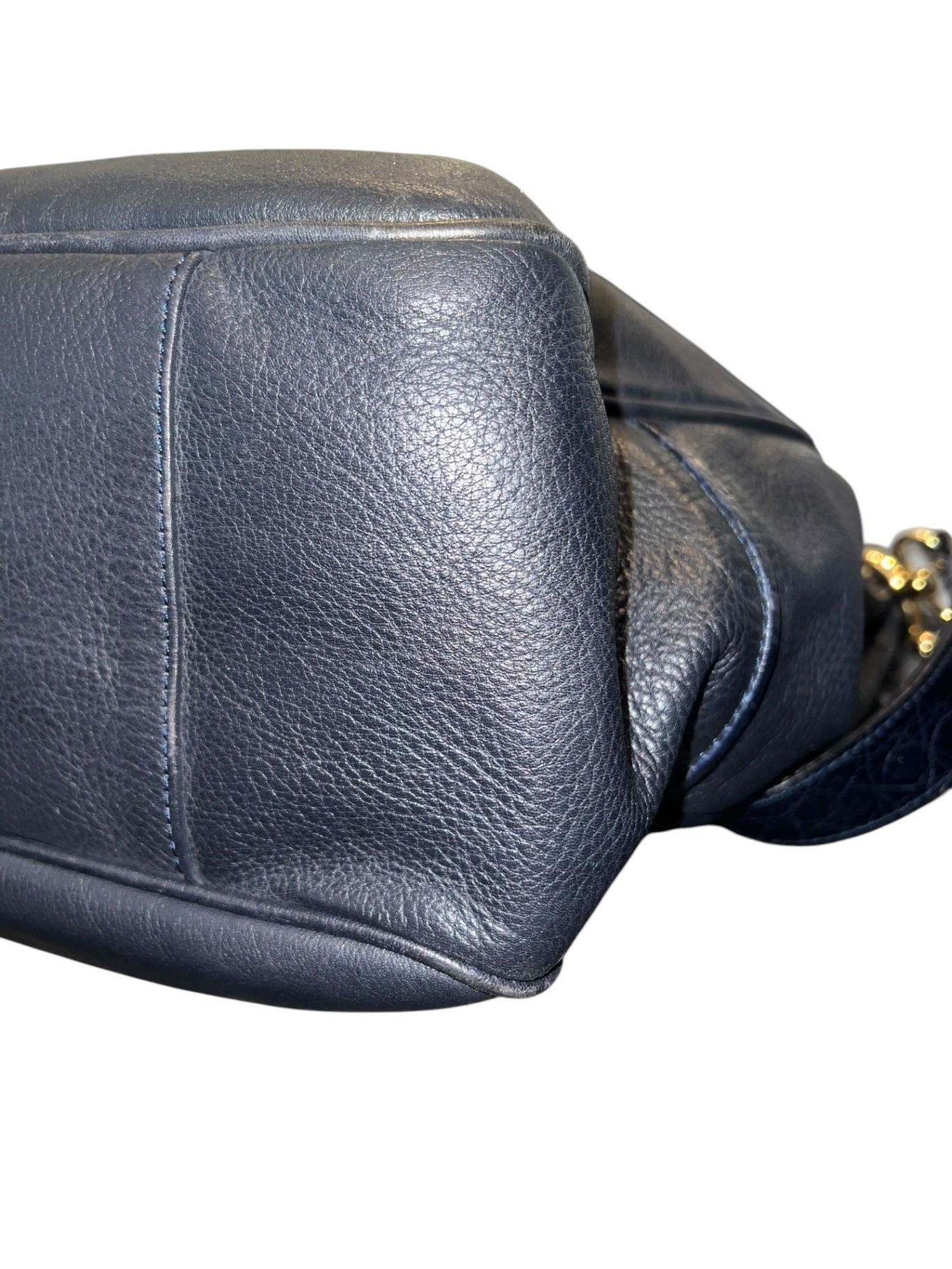Pre-Loved BALLY Vintage Hobo-Bag navy