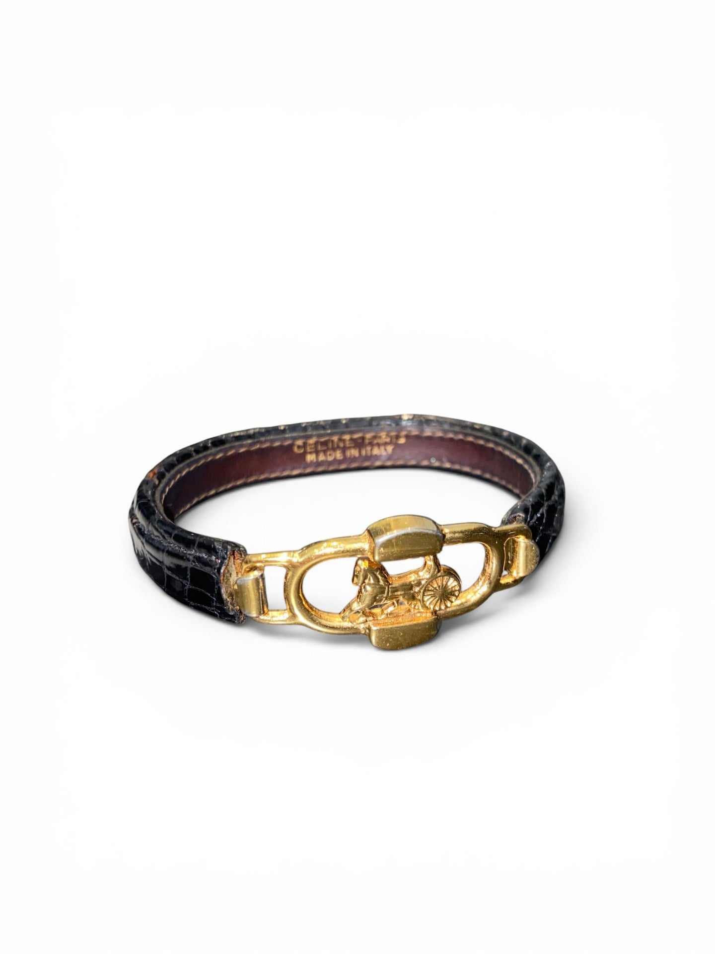 Pre-Loved Celine Vintage Horse Carriage Armband