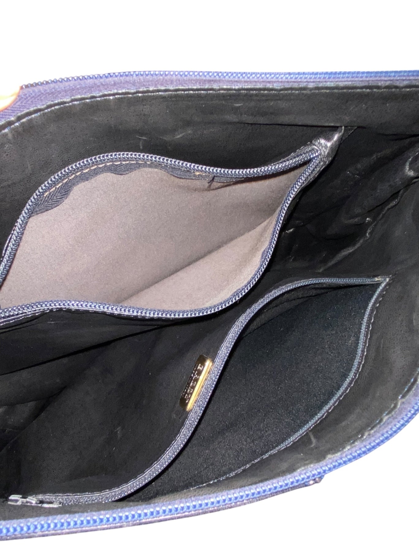 Pre-Loved BALLY Vintage Hobo-Bag navy