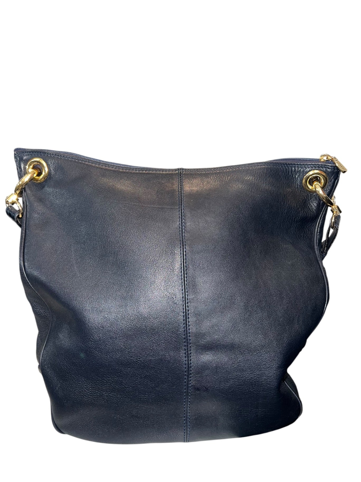 Pre-Loved BALLY Vintage Hobo-Bag navy