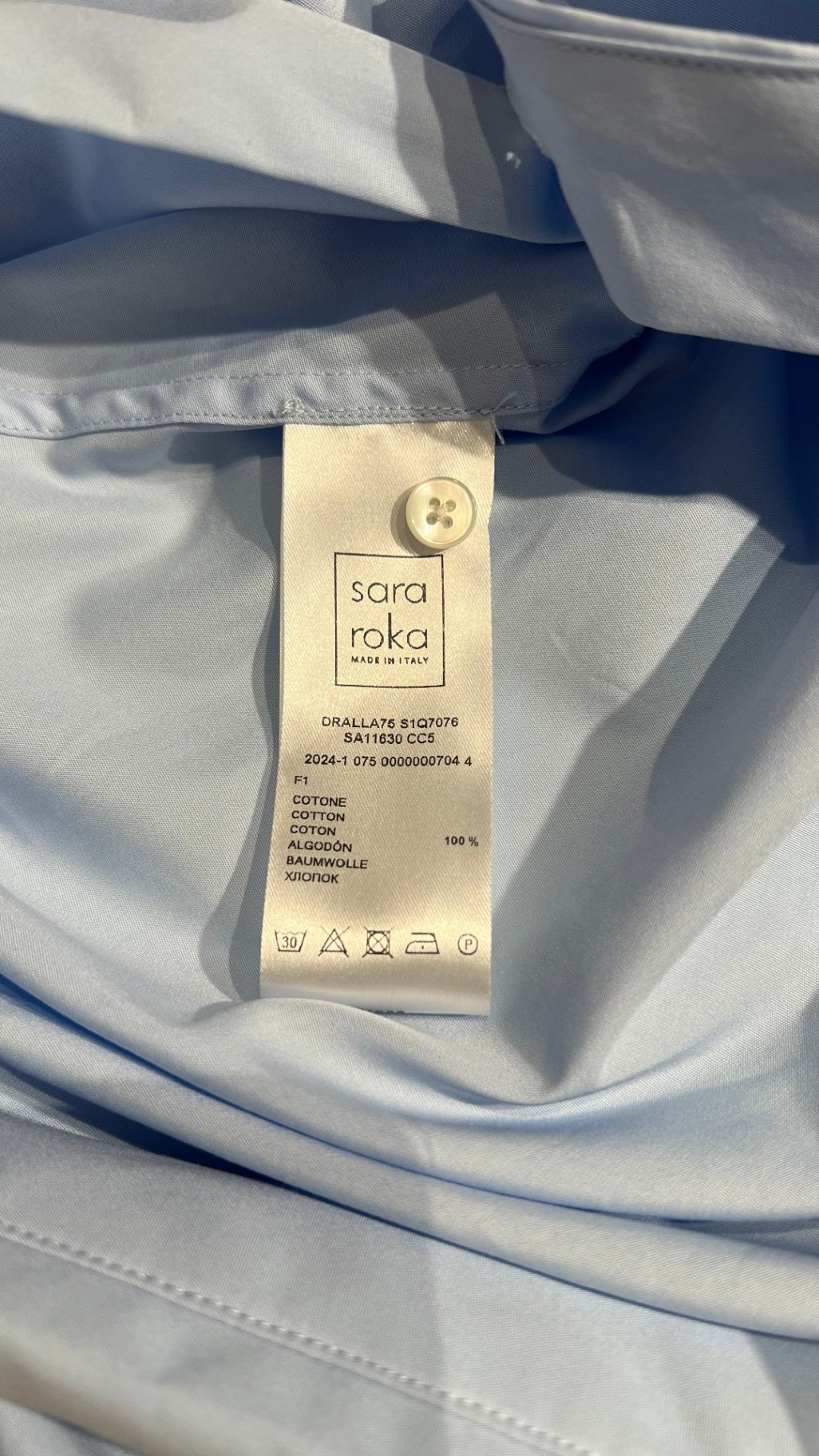 Sara Roka Kleid Dralla, hellblau