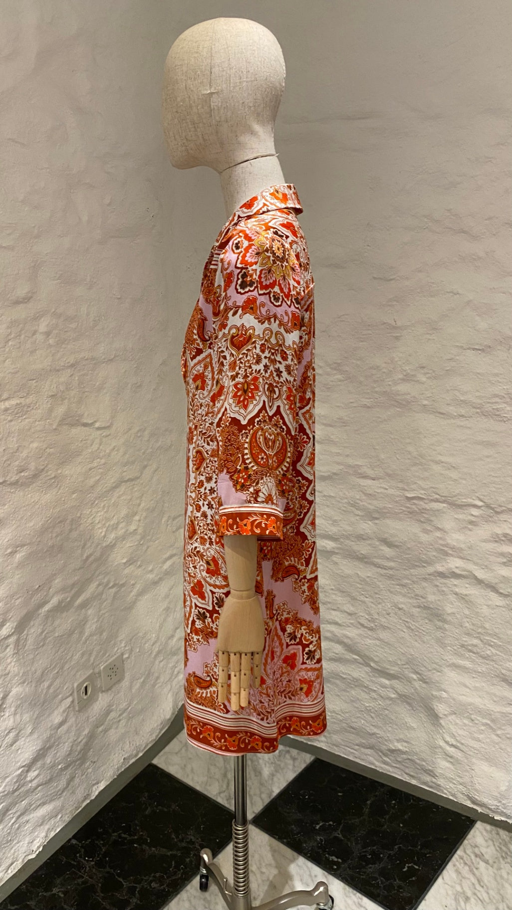 Pre-Loved Charlotte Sparre Tunika mit Foulard-Paisley-Print