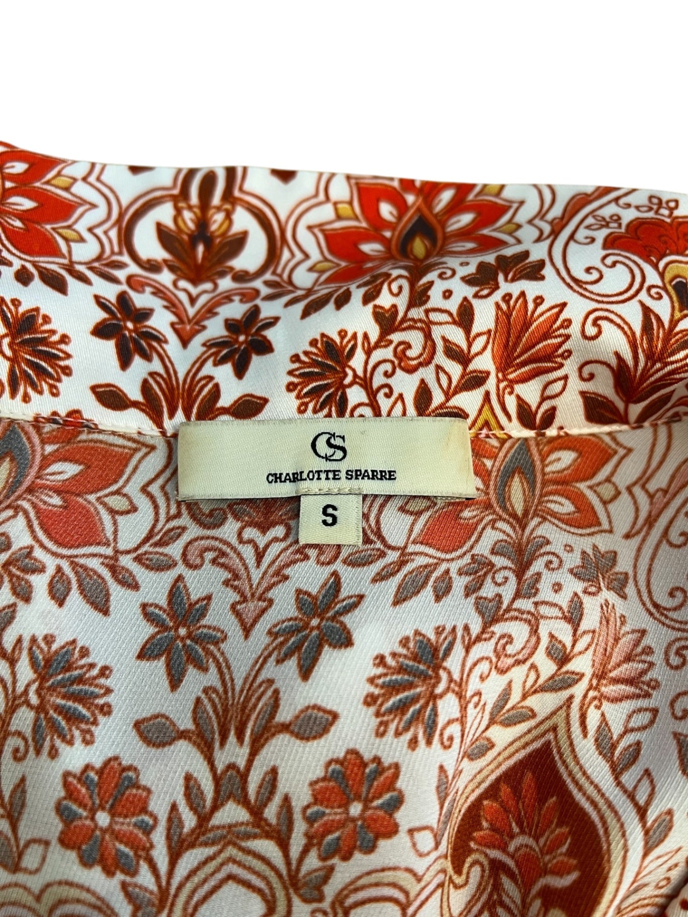 Pre-Loved Charlotte Sparre Tunika mit Foulard-Paisley-Print