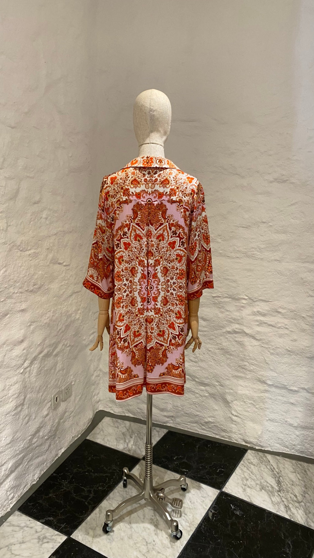 Pre-Loved Charlotte Sparre Tunika mit Foulard-Paisley-Print